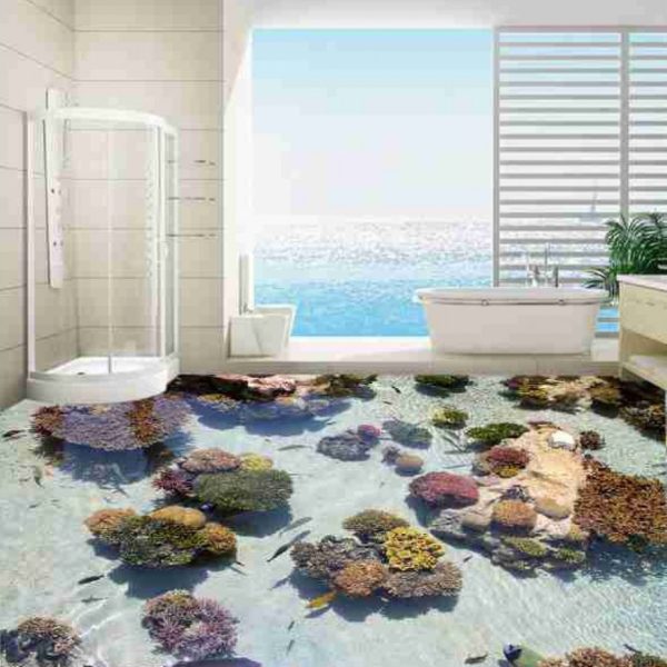 3d Shallow Sea Epoxy Flooring