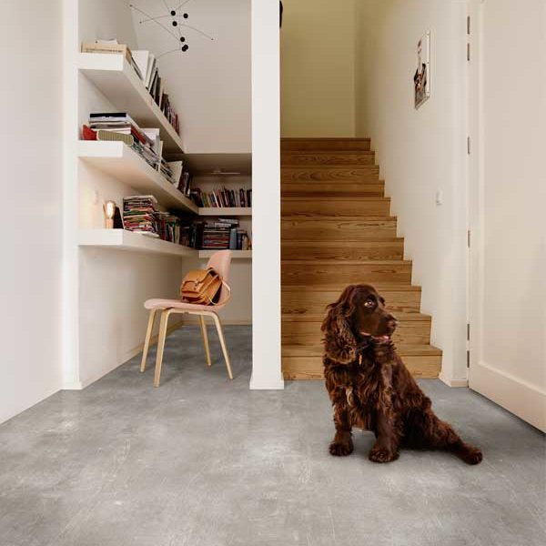 Beauflor Blacktex Tiles & Unis Zinc Vinyl Flooring – 960D