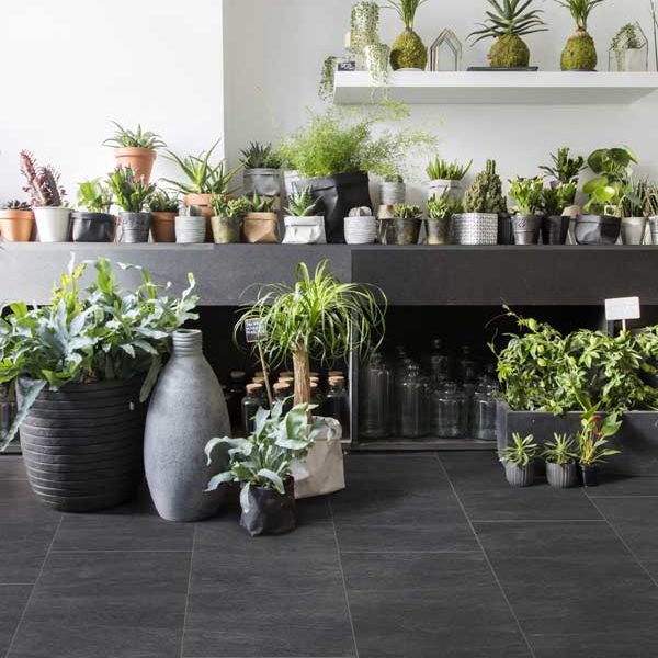 Stone Black Slate Laminate Floor – 62000574
